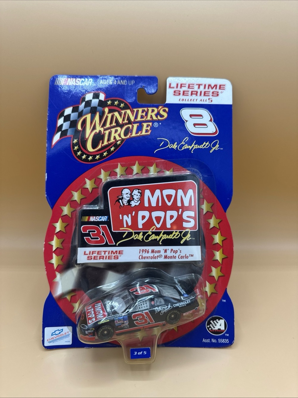 Winner's Circle  DALE EARNHARDT JR   Lifetime Series  Mom & Pops '96 Chevy  1/64